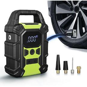 Portable Car Tire Inflator Pump,Digital Smart Wireless air Pump,Tire Pressure Gauge for Car, Truck, Motorcycle, Bicycles