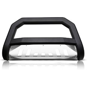 Armordillo 8715055 AR Series Bull Bar - أسود مطفي مع لوح انزلاقي من الألومنيوم يناسب 2012-2021 Nissan NV1500 NV2500 NV3500 / 2016-2024 Nissan Titan XD in Kuwait