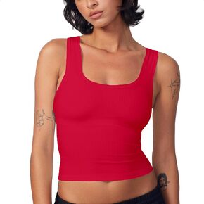 Women Slim Tank Top, Basic Tank Top for Women, Fit Shirts, Undershirts Sleeveless, Ultra-Soft, Made in Lenzing Modal