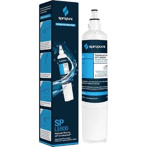 SpiroPure SP-LE600 NSF Certified Refrigerator Water Filter Replacement for LT600P, 9990, 5231JA2006, 46-9990, 5231JA2006A-S (3 Pack)
