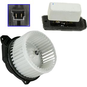 Heater Blower Motor with Fan Cage Resistor Kit Set for Dodge Ram Pickup Truck