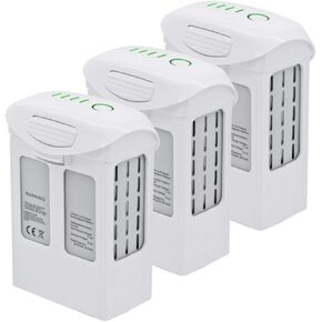 ExpertPower 3 Pack High Capacity (15.2V 5870mAh) Intelligent Flight Replacement Battery for DJI Phantom 4 Series Drones| DJI Phantom 4, Phantom 4 Pro, Phantom 4 Pro V2.0, Phantom 4 Advanced in Kuwait