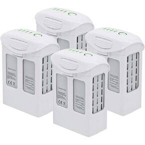 ExpertPower 3 Pack High Capacity (15.2V 5870mAh) Intelligent Flight Replacement Battery for DJI Phantom 4 Series Drones| DJI Phantom 4, Phantom 4 Pro, Phantom 4 Pro V2.0, Phantom 4 Advanced
