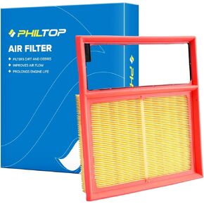 PHILTOP Engine Air Filter CA11482 Replacement for Ford C-Max, Fusion & Lincoln MKZ, 2013-2020, L4 2.0L, Flexible Panel