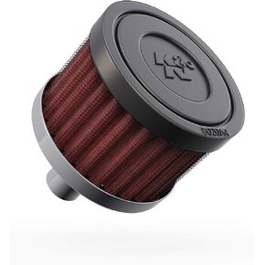 K&N Vent Air Filter/ Breather: High Performance, Premium, Washable, Replacement Engine Filter: Flange Diameter: 0.5 In, Filter Height: 1.5 In, Flange Length: 0.875 In, Shape: Breather, 62-1010