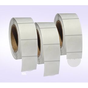 NextDayLabels - 3,000 Super Clear Envelope/Package Seals 1" Round Circle Stickers/Labels 1,000 Per Roll - 3 Rolls in each Pack - Total 3000 Labels per pack
