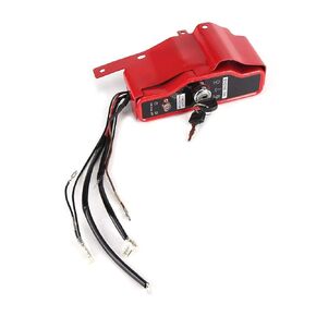 Electric Ignition Switch, for Generators/Construction/Industrial Equipment/Agricultural Equipment and Water Pumps, for Honda GX340 GX390 11HP 13HP Engine, Red
