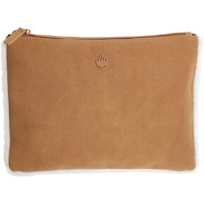 Touchland Limited Edition Vegan Shearling Travel Pouch, Fashion Accessory Mists & Beauty Essential Toiletries