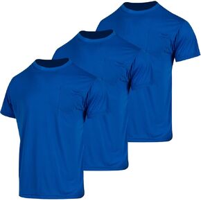 VENDACE High Visibility Safety Long Sleeve Shirts for Men 3 Pack Hi Vis Construction Work Shirts with Hood(MIX,3XL)