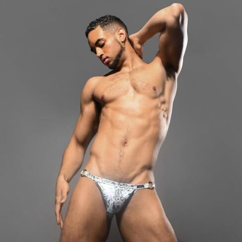 سروال داخلي من Andrew Christian Python Ring مع شبه عاري، متعدد، متوسط in Kuwait
