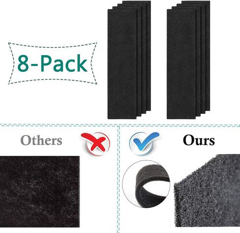 2 Pack Replacement FLT4825 Filter B with 10 Pack Carbon Pre-Filters Compatible with Guardian AC4825, AC4300BPTCA, AC4900CA, AC4825DLX, AC4850PT, CDAP4500BCA, CDAP4500WCA in Kuwait
