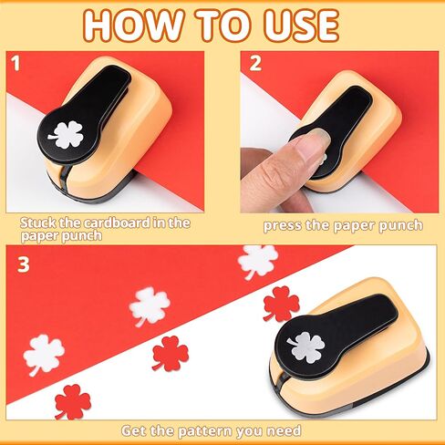 Craft Holes Punch, Paper Punchers Scrapbook Punches, 5PCS Inch Hole Punch Shapes Hole Puncher for Crafts Paper, Cutters for Paper Crafts DIY Handmade Crafting Scrapbook Tools Cards Arts Fun Projects in Saudi Arabia