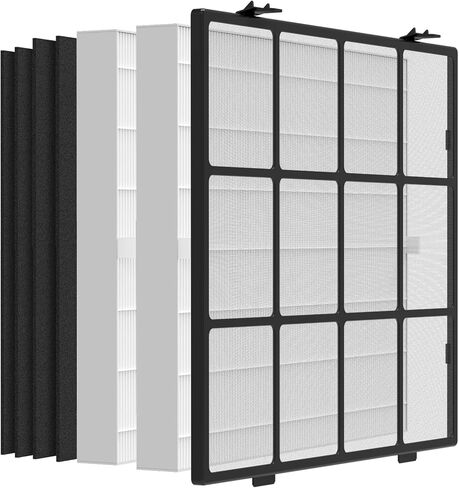فلتر استبدال True HEPA 3-Pack AP-1512HH من GoKBNY متوافق مع Coway AP-1512HH Mighty Air منقي ، الجزء # 3304899 ، مع 9 مرشحات كربونية إضافية in Kuwait