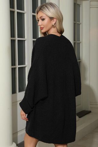 Womens Oversized Cardigan Sweaters Chunky Knit Open Front Long Sweater Coat 2024 Fall Jackets with Pockets in Saudi Arabia