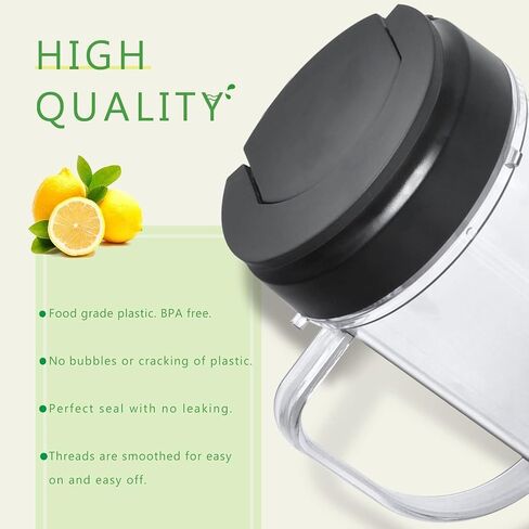22oz Blender Cups Replacement Compatible with Magic Bullet, Tall 22oz Cup w/Flip Top To-Go Lid Replacement Compatible with Magic Bullet 250w Blender in Kuwait