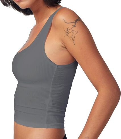 Women Slim Tank Top, Basic Tank Top for Women, Fit Shirts, Undershirts Sleeveless, Ultra-Soft, Made in Lenzing Modal in Saudi Arabia