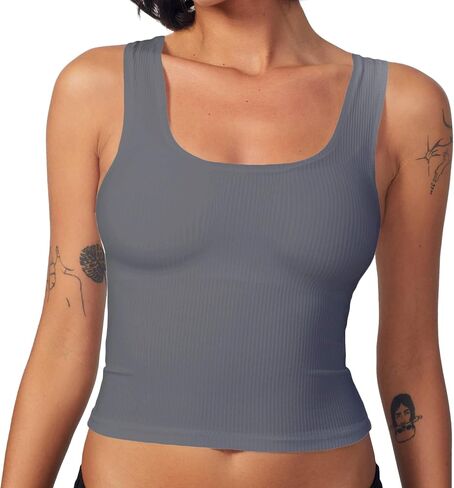 Women Slim Tank Top, Basic Tank Top for Women, Fit Shirts, Undershirts Sleeveless, Ultra-Soft, Made in Lenzing Modal in Saudi Arabia