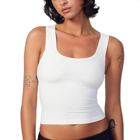 Women Slim Tank Top, Basic Tank Top for Women, Fit Shirts, Undershirts Sleeveless, Ultra-Soft, Made in Lenzing Modal in Saudi Arabia