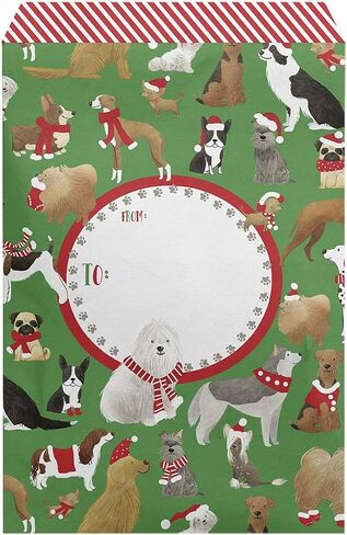 LUXPaper Small Padded Tyvek Mailers | Peel & Press | 6" x 9 1/2" | Santa's Helpers | 10 Qty in Saudi Arabia