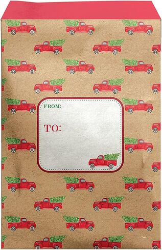 LUXPaper Small Padded Tyvek Mailers | Peel & Press | 6" x 9 1/2" | Santa's Helpers | 10 Qty in Saudi Arabia