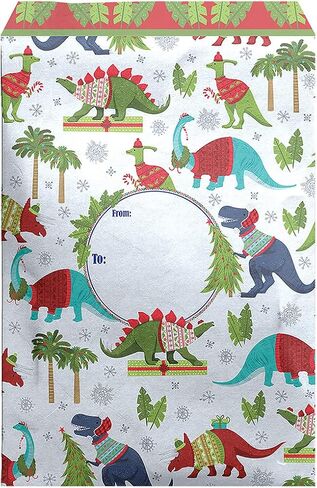 LUXPaper Small Padded Tyvek Mailers | Peel & Press | 6" x 9 1/2" | Santa's Helpers | 10 Qty in Saudi Arabia