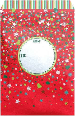 LUXPaper Small Padded Tyvek Mailers | Peel & Press | 6" x 9 1/2" | Santa's Helpers | 10 Qty in Saudi Arabia