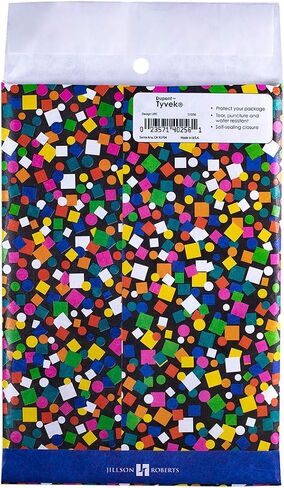 LUXPaper Small Padded Tyvek Mailers | Peel & Press | 6" x 9 1/2" | Santa's Helpers | 10 Qty in Saudi Arabia