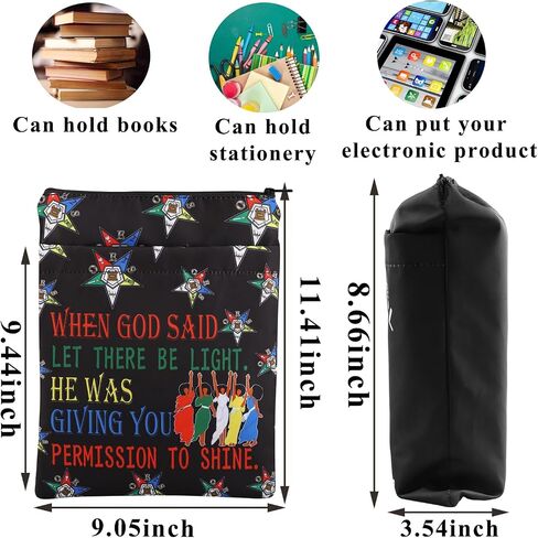 PLITI Order of The Eastern Star Gift Book Sleeve OES هدية نادي نسائي لأخوات Sistar هدية غلاف كتاب رمز OES (إذن للتألق BS) in Saudi Arabia