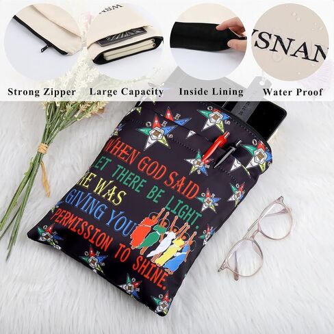 PLITI Order of The Eastern Star Gift Book Sleeve OES هدية نادي نسائي لأخوات Sistar هدية غلاف كتاب رمز OES (إذن للتألق BS) in Saudi Arabia