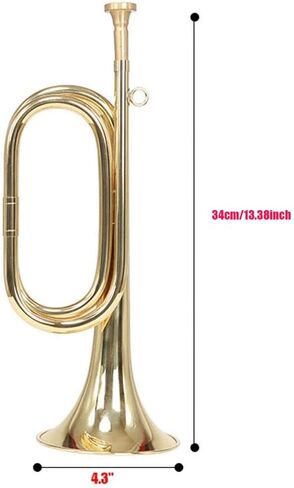Tzong C Flat Brass Material with Mouthpiece for School Band Cavalry Beginner Military Orchestra in Saudi Arabia