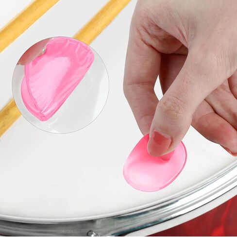 30 Pieces Drum Dampeners Gels Silicone Gel Pads Soft Drum Dampeners for Drums Cymbals Tone Control, 30 Pieces, Color Set 1 in Saudi Arabia