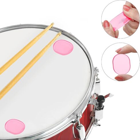 30 Pieces Drum Dampeners Gels Silicone Gel Pads Soft Drum Dampeners for Drums Cymbals Tone Control, 30 Pieces, Color Set 1 in Saudi Arabia
