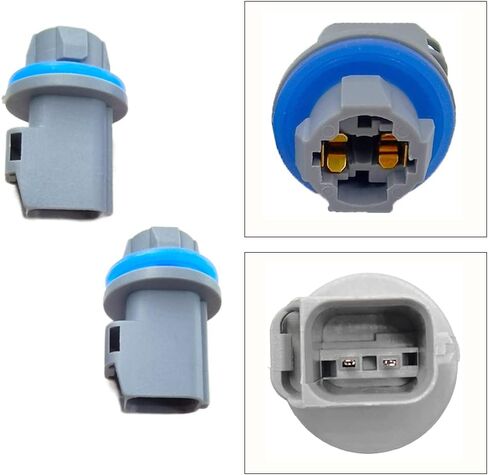 dskoiph 2 حزمة مقبس ضوء لوحة الترخيص متوافق مع 1999-2015 f250 f350 f450 f550 سوبر واجب برونكو رحلة بيك اب شاحنة الأسلاك تسخير موصلات التوصيل حامل in Kuwait