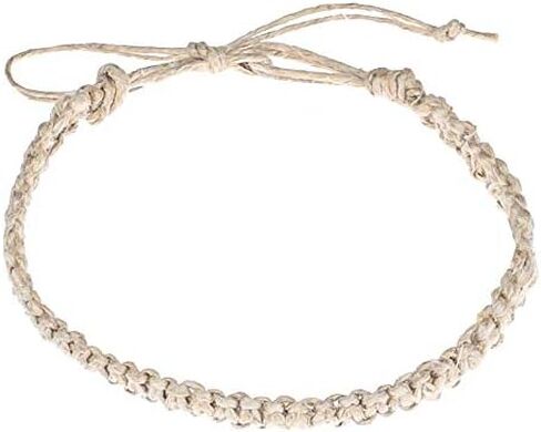 BlueRica Plain Hemp Anklet Braclet in Kuwait