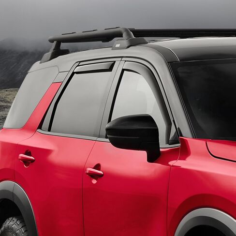 Voron Glass in-Channel Extra Durable Rain Guards for Nissan Pathfinder 2022-2024, Window Deflectors, Vent Window Visors, 4 Pieces - 200722 in Saudi Arabia