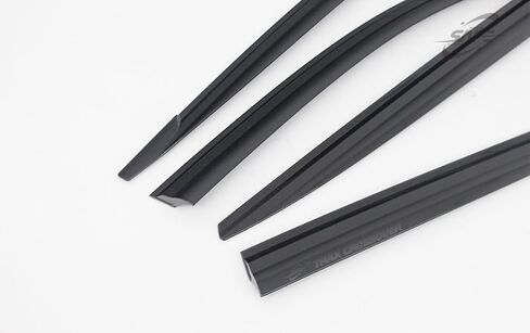 Safe Smoke Window Visor Sun Rain Vent Guard 4 Pcs Set Out Channel Visor Compatible with Chevrolet (Chevy) (Trax 2024~ Smoke) in Saudi Arabia