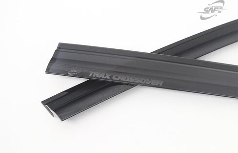 Safe Smoke Window Visor Sun Rain Vent Guard 4 Pcs Set Out Channel Visor Compatible with Chevrolet (Chevy) (Trax 2024~ Smoke) in Saudi Arabia