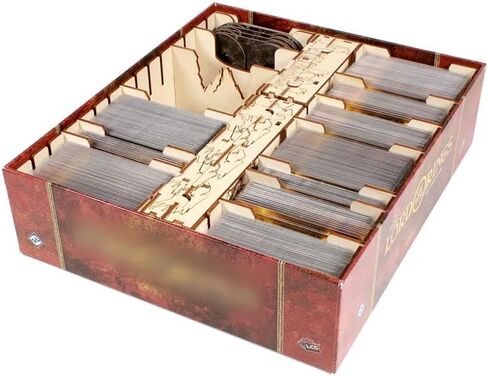 منظم ألعاب Broken Token متوافق مع The Lord of The Rings: Spreading War Expansion - صندوق خشبي لتنظيم الألعاب مزود بصواني وفواصل متعددة in Saudi Arabia