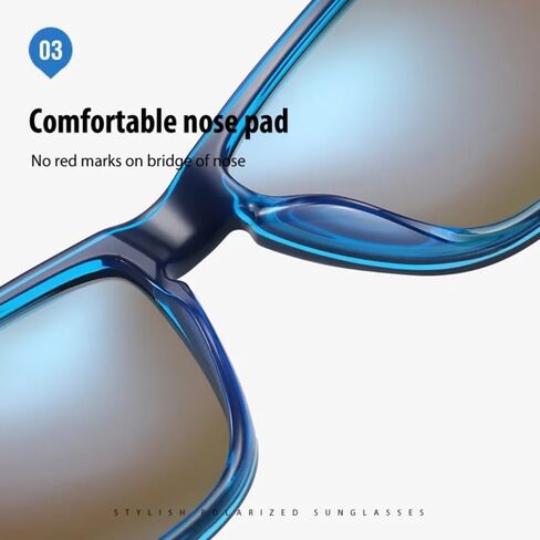 Polarized Sunglasses Womens & Mens - Designer with UV Protection for Sports & Driving - Stylish all Activities in Saudi Arabia