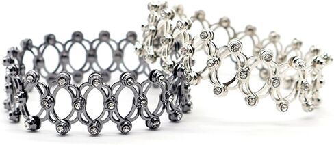 Folding Retractable Ring Bracelet 2 in 1 Jewelry Accessories that Turns into Bracelet Flexible Link Bracelet Ring Fashion Transformable Finger Ring Tennis Stretch bracelets Jewelry Gifts in Saudi Arabia