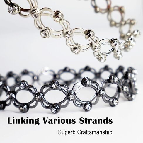 Folding Retractable Ring Bracelet 2 in 1 Jewelry Accessories that Turns into Bracelet Flexible Link Bracelet Ring Fashion Transformable Finger Ring Tennis Stretch bracelets Jewelry Gifts in Saudi Arabia