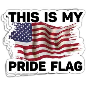 (3 قطع/الحزمة) ملصق علم هذا هو My Pride ملصق الوطني الوطني ملصق العلم الأمريكي المتعثر يوم الاستقلال الرابع من يوليو، ملصق خوذة تزيين هدية الولايات المتحدة الأمريكية الرابع من يوليو - 3 بوصة × 4 بوصة