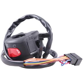 Handlebar Control Switch Start Kill Stop 37200-33E31 Compatible with Suzuki SV650 GSX750F GSX600F Bandit 1200 600 Katana 600 750 Hayabusa GSX1300R 1300 TL1000 GZ250 GSF1200 GSF600 ATV