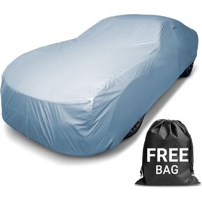 iCarCover Fits: [Pontiac Firebird] 1969 Premium Full Car Cover Waterproof All Weather Resistant Custom Outdoor Indoor Sun Snow Storm Protection Form-Fit Padded Cover with Straps