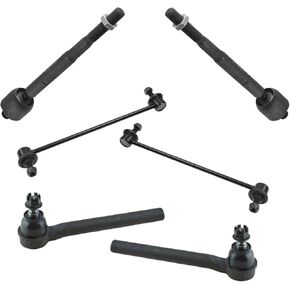 TRQ Front Steering & Suspension Kit Sway Bar Stabilizer Link Tie Rod Compatible with 2005-2010 Honda Odyssey