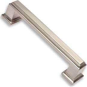 Southern Hills 5" Brushed Nickel Kitchen Cabinet Handles | Pack of 5 | Satin Nickel Kitchen Cabinet Pulls Dresser Drawer Pulls Nickel Kitchen Cabinet Hardware Silver Gabinetes SH0660-128-SN-5