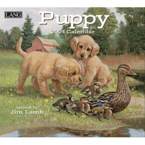 LANG Puppy 2025 Wall Calendar (25991001937)