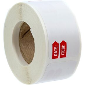 250 Freezer Labels / 1" x 2" Restaurant Quality Freezer Labels/Food Prep Labels/Made in The USA