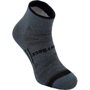 Wrightsock CoolMesh II Quarter Running Socks for Men and Women – Cushioned, Eco-Friendly and Anti Blister Socks with our Patented Double Layer Design - American Made, No Blisters Guaranteed
