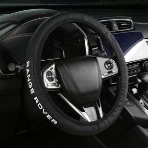 Car Steering Wheel Cover Compatible with Range Rover Leather Steering Wheel Protector Soft Anti-Slip Steering Wheel Accessories